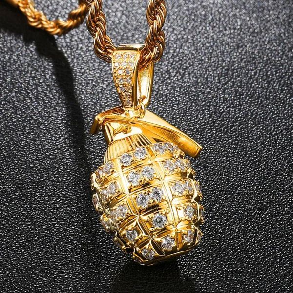 pendant necklaces men hip hop iced out hand grenade shape zircon hiphop necklace fashion jewelry drop, Silver
pendant necklaces men hip hop iced out hand grenade shape zircon hiphop necklace fashion jewelry drop, Silver