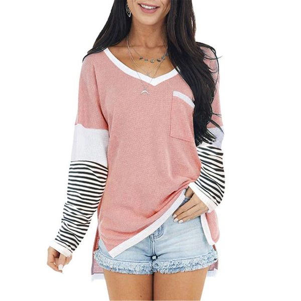 women's blouses & shirts winter striped tunics for office lady pocket plus size pullovers halloween woman oversize long sleeve blusas, White
women's blouses & shirts winter striped tunics for office lady pocket plus size pullovers halloween woman oversize long sleeve blusas, White