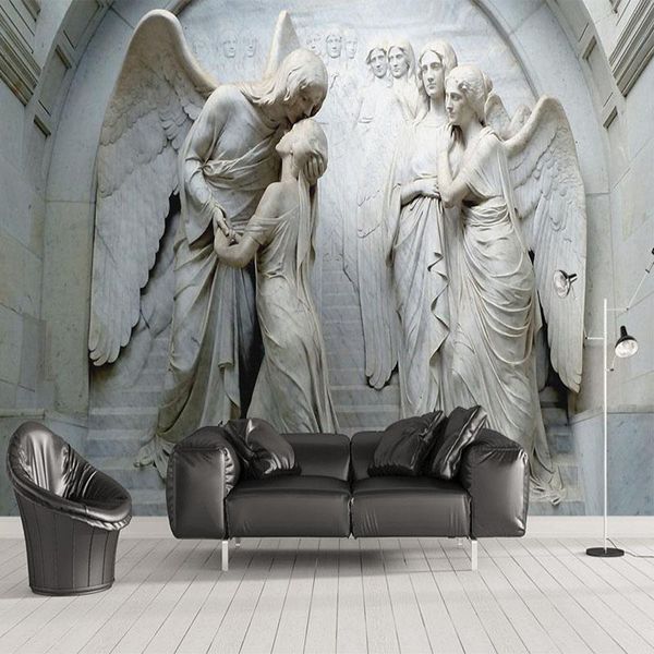 wallpapers custom 3d wallpaper murals classic european angel embossed non-woven wall painting living room bedroom decoration
wallpapers custom 3d wallpaper murals classic european angel embossed non-woven wall painting living room bedroom decoration