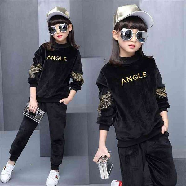 fashion spring autumn girls clothes set long sleeve letters embroidered 2pcs black halloween girl costume, White
fashion spring autumn girls clothes set long sleeve letters embroidered 2pcs black halloween girl costume, White