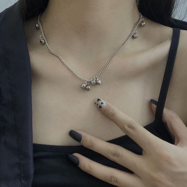 pendant necklaces japan and south korea simple style soft girl bell collar collarbone chain wild short student necklace, Silver
pendant necklaces japan and south korea simple style soft girl bell collar collarbone chain wild short student necklace, Silver