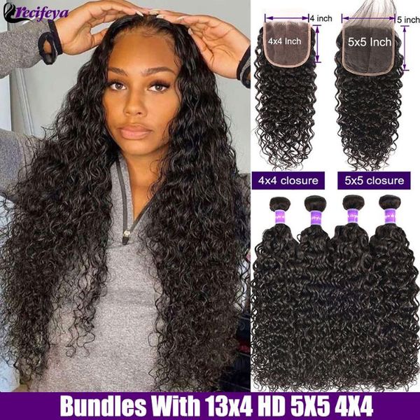 human hair bulks 13x4 hd 5x5 brazilian water wave bundles with closure 100% remy 2/3 frontal, Black
human hair bulks 13x4 hd 5x5 brazilian water wave bundles with closure 100% remy 2/3 frontal, Black