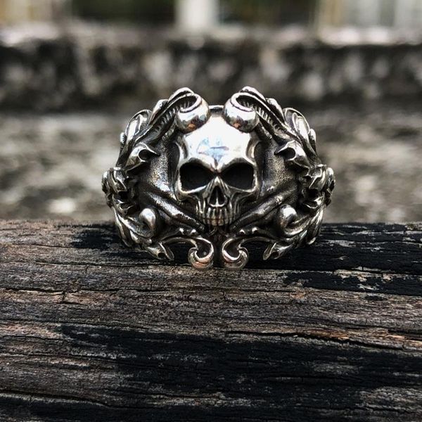 cluster rings vine skull biker gothic silver stainless steel ring men and women punk rock jewelry, Golden;silver
cluster rings vine skull biker gothic silver stainless steel ring men and women punk rock jewelry, Golden;silver