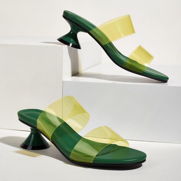cup heel slippers women summer pvc jelly shoes green 2021 female transperant slides high pumps womens, Black
cup heel slippers women summer pvc jelly shoes green 2021 female transperant slides high pumps womens, Black
