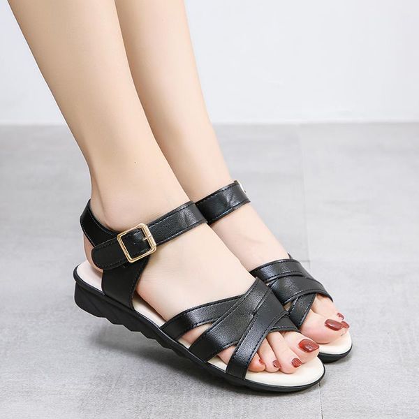 sandals women female ladies mother pu leather shoes flats soft hook loop korean bling summer beach size 35-43 zapatillas mujer, Black
sandals women female ladies mother pu leather shoes flats soft hook loop korean bling summer beach size 35-43 zapatillas mujer, Black