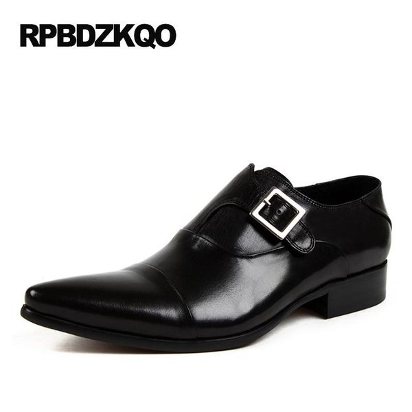 dress shoes breathable big size flats prom monk strap wedding party genuine leather men pointed toe solid red fashion autumn, Black
dress shoes breathable big size flats prom monk strap wedding party genuine leather men pointed toe solid red fashion autumn, Black