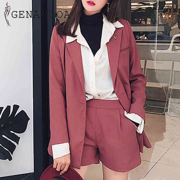 genayooa solid set and pants summer two piece sets lady suit women outfits blazer femme 210417, White
genayooa solid set and pants summer two piece sets lady suit women outfits blazer femme 210417, White