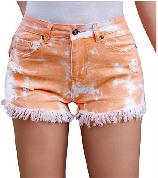women's shorts 2021 women mid rise denim casual frayed hem tie dye print ripped blue/pink/green/orange, White;black
women's shorts 2021 women mid rise denim casual frayed hem tie dye print ripped blue/pink/green/orange, White;black