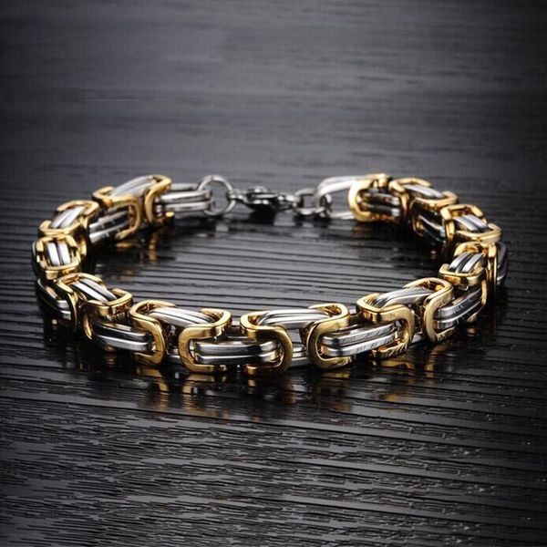 link, chain bracelet men byzantium stainless steel chian gifts for male on hand charm accessories simple fasion jewellery wholesale, Black
link, chain bracelet men byzantium stainless steel chian gifts for male on hand charm accessories simple fasion jewellery wholesale, Black