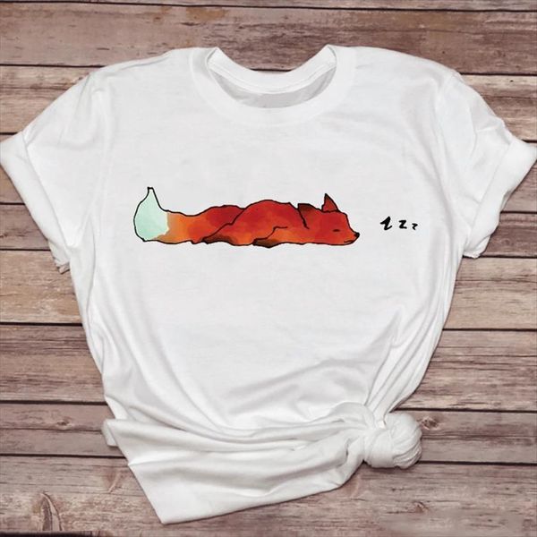 fox kawaii funny 90s womens trend style short sleeve fashion print graphic lady shirt female tee, White
fox kawaii funny 90s womens trend style short sleeve fashion print graphic lady shirt female tee, White