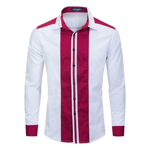 striped shirt men casual retro hombre bowling button-down 100% cotton shirt male long sleeve men's patchwork shirts 218 210527, White;black
striped shirt men casual retro hombre bowling button-down 100% cotton shirt male long sleeve men's patchwork shirts 218 210527, White;black