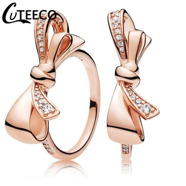 wedding rings cuteeco 2021 design bow knot ring for women engagement crystal party jewelry valentine's day gift, Slivery;golden
wedding rings cuteeco 2021 design bow knot ring for women engagement crystal party jewelry valentine's day gift, Slivery;golden