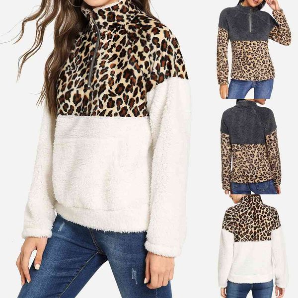 hoodies & women's long sleeve fleece sweatshirt warm zip leopard fuzzy hoodie pullover bluzy damskie winter sweatshirts femme, Black
hoodies & women's long sleeve fleece sweatshirt warm zip leopard fuzzy hoodie pullover bluzy damskie winter sweatshirts femme, Black