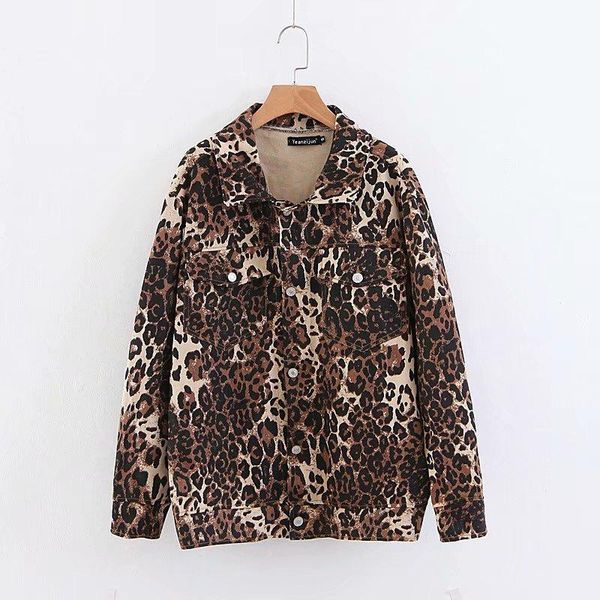 women's jackets women little joseph 75-6009 european and american fashion style leopard wash jeans coat, Black;brown
women's jackets women little joseph 75-6009 european and american fashion style leopard wash jeans coat, Black;brown