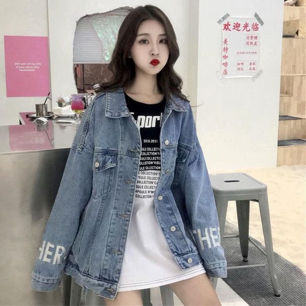 oversize jeans jacket women pocket loose coats female turn-down collar blue casual denim coat plus size women's jackets, Black;brown
oversize jeans jacket women pocket loose coats female turn-down collar blue casual denim coat plus size women's jackets, Black;brown