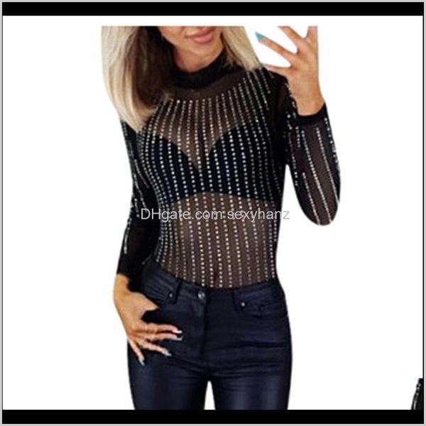 jumpsuits & rompers womens clothing apparel drop delivery 2021 stylish bar skinny women long puff sleeve 0-neck mesh bodycon bodysuit one-pi, Black;white
jumpsuits & rompers womens clothing apparel drop delivery 2021 stylish bar skinny women long puff sleeve 0-neck mesh bodycon bodysuit one-pi, Black;white