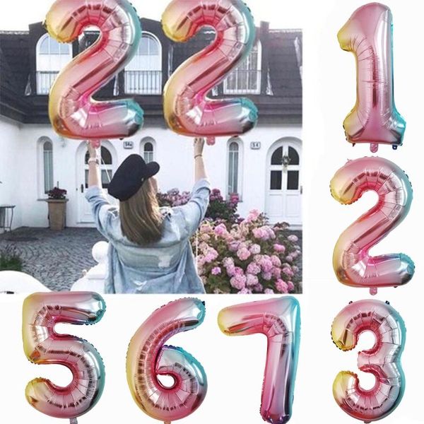 party decoration 1pc 32inch gradient number balloons baby shower happy birthday decorations kids digital
party decoration 1pc 32inch gradient number balloons baby shower happy birthday decorations kids digital