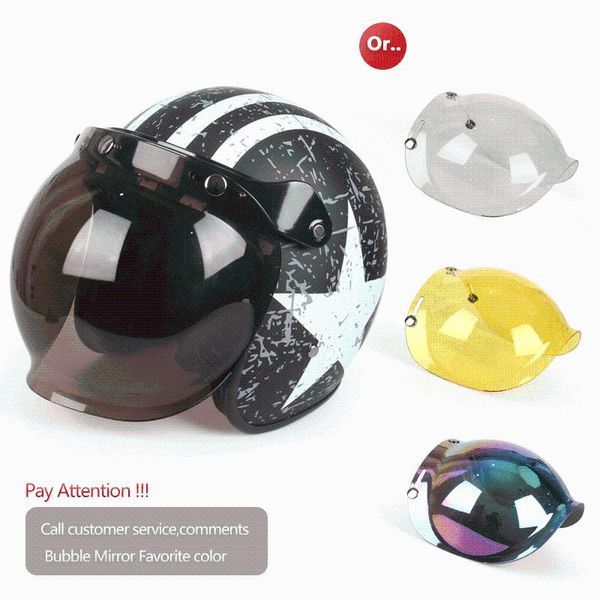motorcycle helmets retro helmet abs 3/4 open face vintage motorbike scooter multicolor bubble mirror
motorcycle helmets retro helmet abs 3/4 open face vintage motorbike scooter multicolor bubble mirror