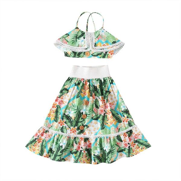 1-6y toddler baby girls clothes sets flowers print ruffles sleeveless lace vest +boho chic skirts, Blue
1-6y toddler baby girls clothes sets flowers print ruffles sleeveless lace vest +boho chic skirts, Blue