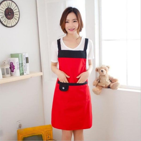 aprons kitchen wipeable waterproof and oil-proof solid cooking apron women's baking accessories
aprons kitchen wipeable waterproof and oil-proof solid cooking apron women's baking accessories