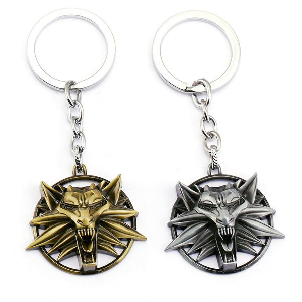 cartoon keychains zxmj wizard 3 wild hunt game key chain metal wolf head keyring gaming peripherals zinc alloy personality, Silver
cartoon keychains zxmj wizard 3 wild hunt game key chain metal wolf head keyring gaming peripherals zinc alloy personality, Silver