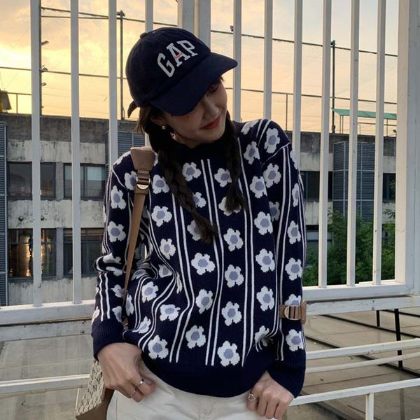 2 colors knitted sweater autumn and winter loose korean style floral thick warm sweaters and pullovers womens (f1365) 210423, White;black
2 colors knitted sweater autumn and winter loose korean style floral thick warm sweaters and pullovers womens (f1365) 210423, White;black