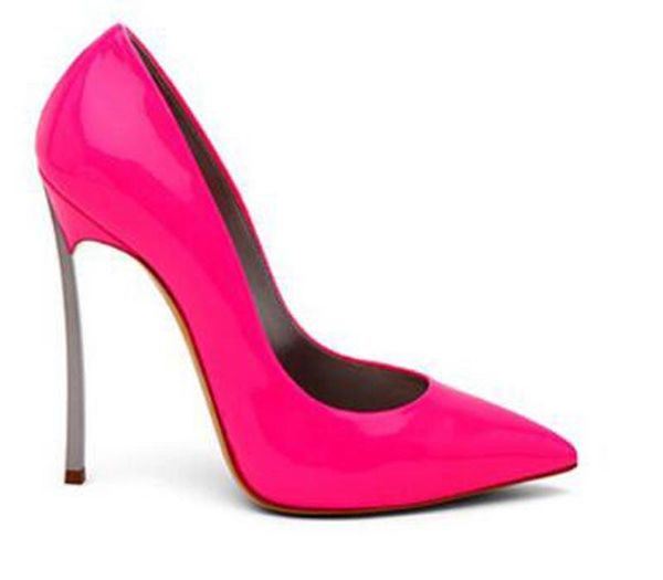 spring fashion pointed toe pink stiletto heel pumps patent leather charming high heels formal dress shoes wedding, Black
spring fashion pointed toe pink stiletto heel pumps patent leather charming high heels formal dress shoes wedding, Black