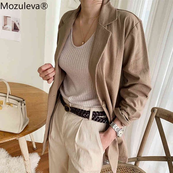 women's blazers casual loose jacket autumn one button notched cotton and linen vintage pockets blasic 210427, White;black
women's blazers casual loose jacket autumn one button notched cotton and linen vintage pockets blasic 210427, White;black