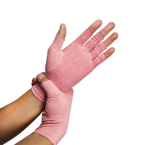 wrist support 1 pair cotton arthritis compression gloves relieve symptoms half finger breathable thermal unisex, Black;red
wrist support 1 pair cotton arthritis compression gloves relieve symptoms half finger breathable thermal unisex, Black;red