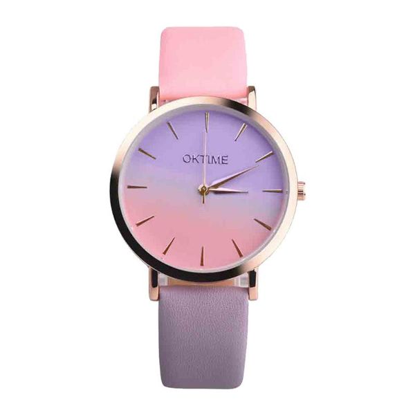 wristwatches 2021 fashion wristwatch retro rainbow design women dress watch quartz leather watches gift for lover montre relogio female cloc, Slivery;brown
wristwatches 2021 fashion wristwatch retro rainbow design women dress watch quartz leather watches gift for lover montre relogio female cloc, Slivery;brown