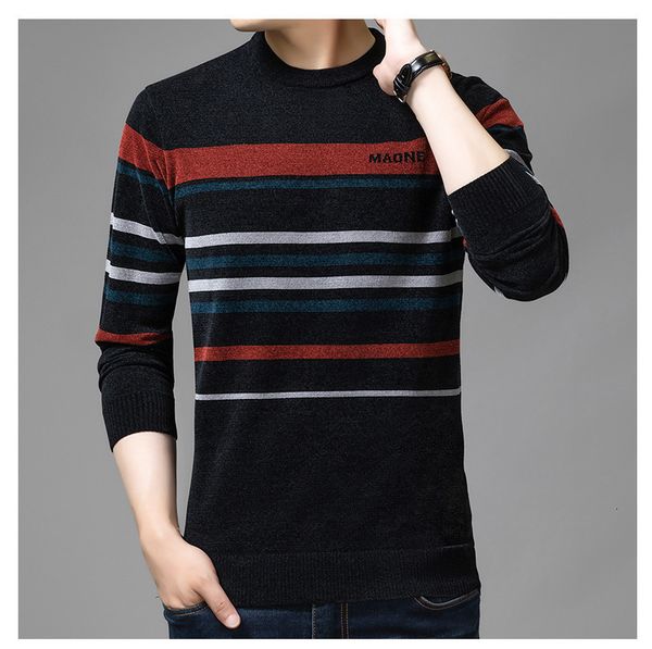 2021 spring and autumn long sleeve cheney round neck casual stripe men's t-shirt knitted sweater fashion, White;black
2021 spring and autumn long sleeve cheney round neck casual stripe men's t-shirt knitted sweater fashion, White;black