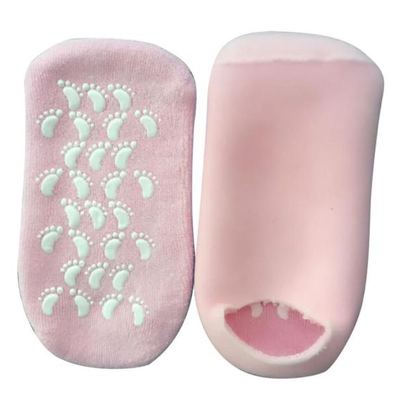 sports socks silica gel moisturizing exfoliating dry cracked soft skin sock pedicure hard heel protector repairing foot care tool, Black
sports socks silica gel moisturizing exfoliating dry cracked soft skin sock pedicure hard heel protector repairing foot care tool, Black