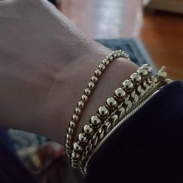 beaded, strands classic golden bead bracelet for men women width 4&6&8mm rope strand jewelry gift, Black
beaded, strands classic golden bead bracelet for men women width 4&6&8mm rope strand jewelry gift, Black