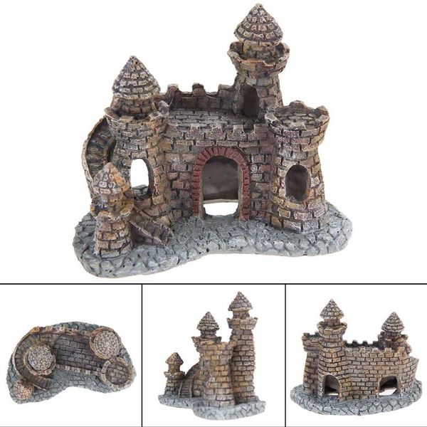 resin artificial castle aquarium decoration fish tank ancient tower house ornaments shelter rock cave for shrimp decorations
resin artificial castle aquarium decoration fish tank ancient tower house ornaments shelter rock cave for shrimp decorations