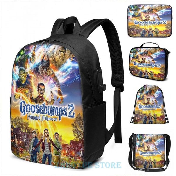 backpack funny graphic print goosebumps 2 usb charge men school bags women bag travel laptop
backpack funny graphic print goosebumps 2 usb charge men school bags women bag travel laptop