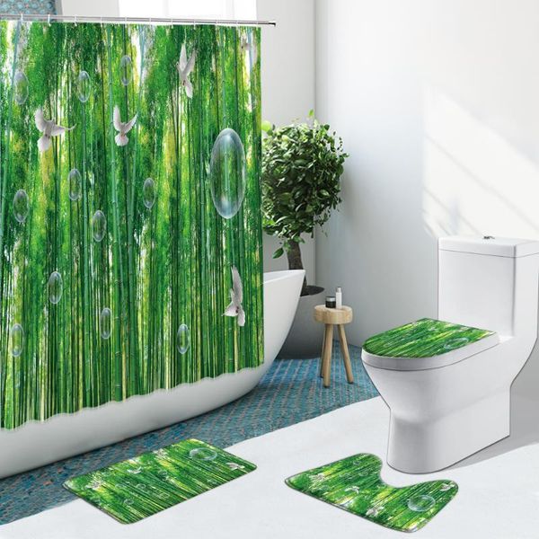 shower curtains 3d green bamboo forest white dove bathroom set curtain elk flower non-slip rugs flannel carpet cover with hooks bath mat
shower curtains 3d green bamboo forest white dove bathroom set curtain elk flower non-slip rugs flannel carpet cover with hooks bath mat