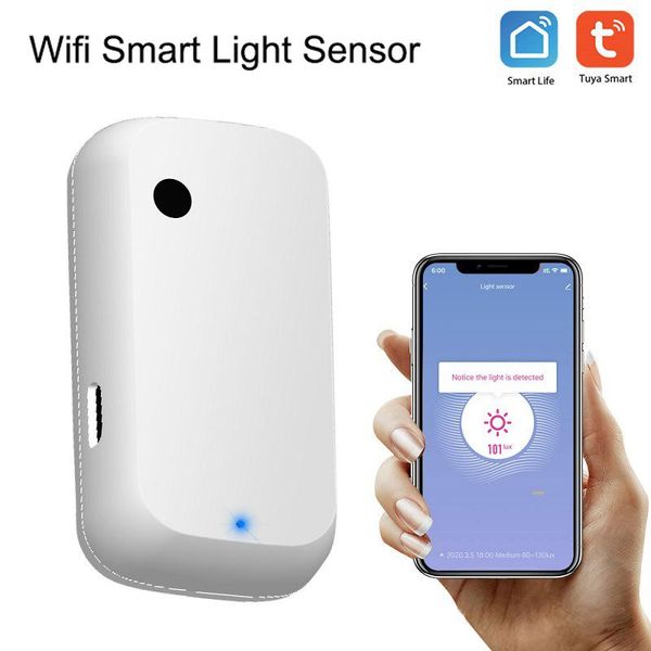 smart home control tuya light sensor wifi illuminance brightness detector life powered by usb
smart home control tuya light sensor wifi illuminance brightness detector life powered by usb