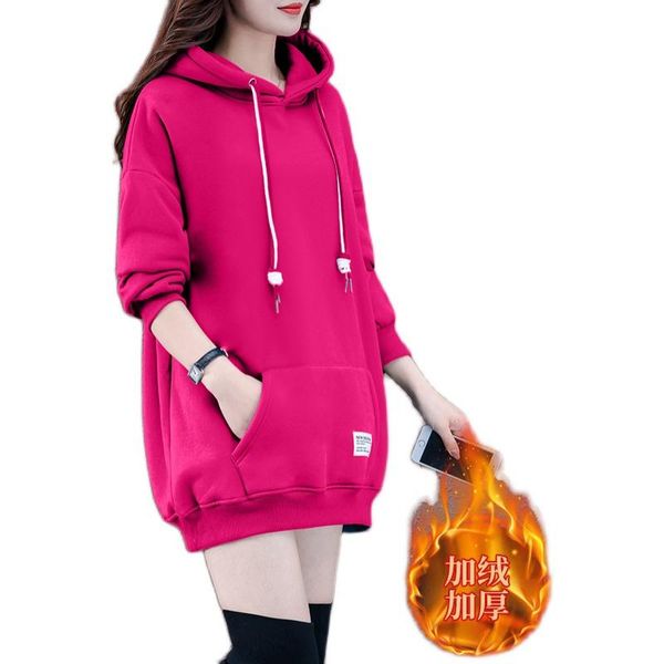 women's hoodies & sweatshirts draw string hooded fleece female winter western style leisure loose hair thickening long sleeve warm outf, Black
women's hoodies & sweatshirts draw string hooded fleece female winter western style leisure loose hair thickening long sleeve warm outf, Black