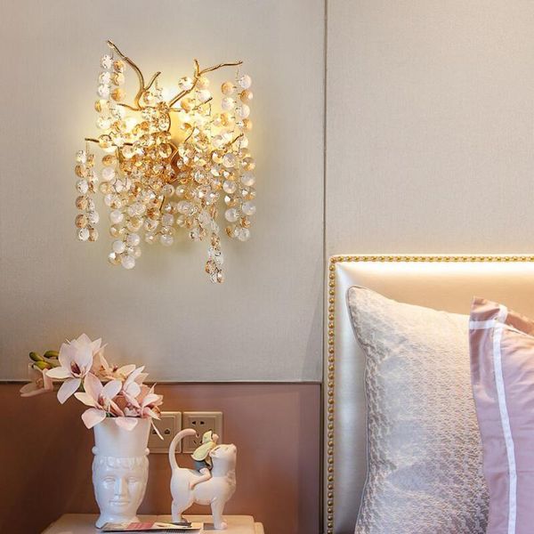 wall lamp french crystal romantic wedding decoration lighting living room corridor branch
wall lamp french crystal romantic wedding decoration lighting living room corridor branch