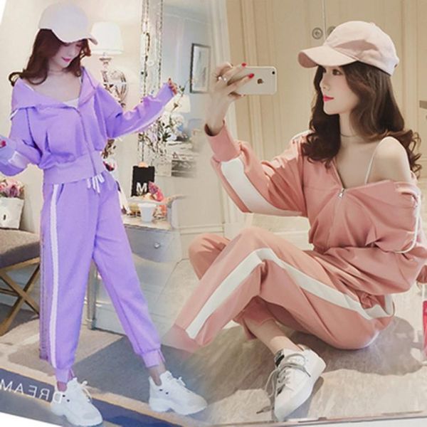 clothing even midnight motion tracksuit womens sweater suit solid color long sleeved trousers loose leisure twinset 2pcs set, White;black
clothing even midnight motion tracksuit womens sweater suit solid color long sleeved trousers loose leisure twinset 2pcs set, White;black