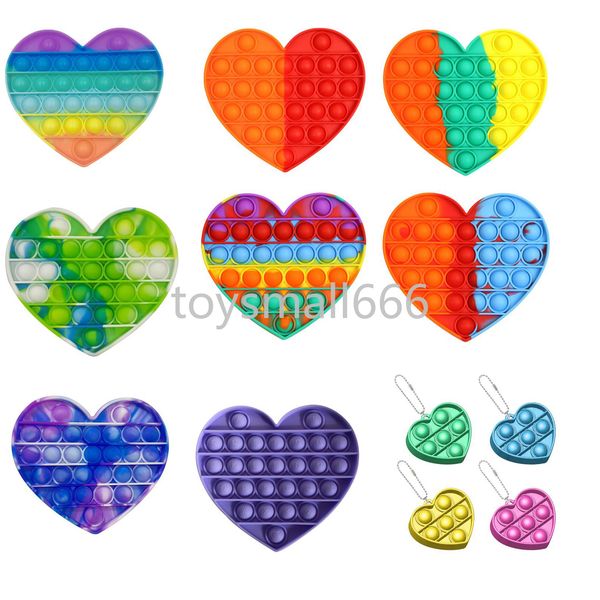 push bubble fidget antistress toys kids rainbow heart shaped sensory toy autism special needs stress reliever
push bubble fidget antistress toys kids rainbow heart shaped sensory toy autism special needs stress reliever