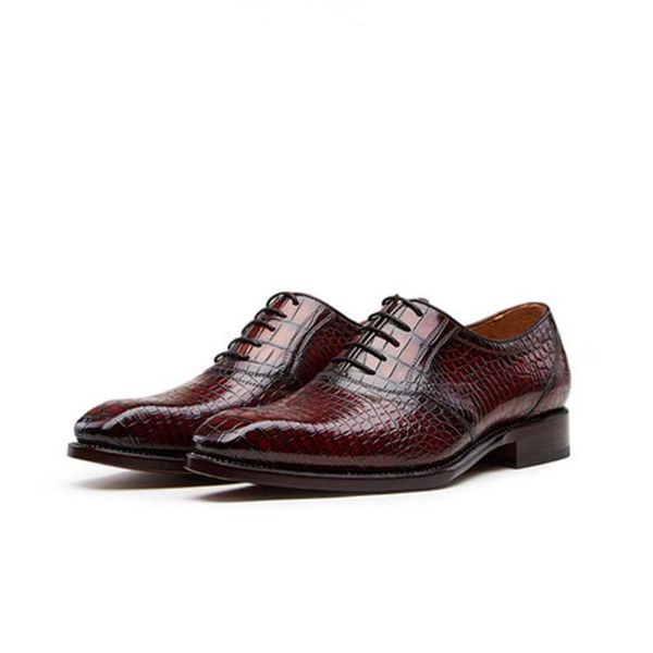 dress shoes cwv manual customization men crocodile leather business formal male shoe fashion sole, Black
dress shoes cwv manual customization men crocodile leather business formal male shoe fashion sole, Black