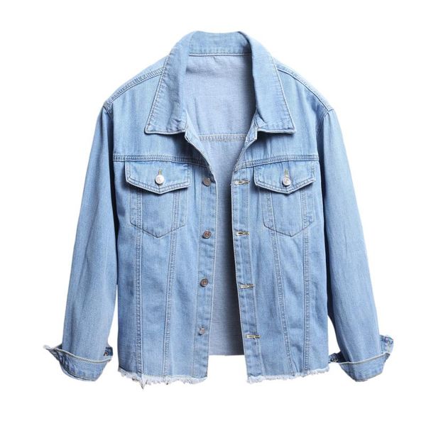 women's jackets 2021 autumn streetwear coats washed denim jacket long sleeve button down loose boyfriend jean, Black;brown
women's jackets 2021 autumn streetwear coats washed denim jacket long sleeve button down loose boyfriend jean, Black;brown
