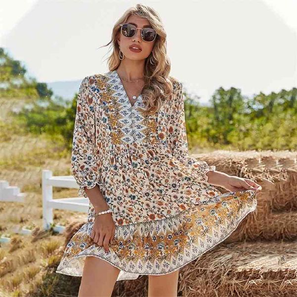 ladies bohemian floral print summer dress women loose casual high waist butterfly sleeve mini women dress female sundres vestido 210416, Black;gray
ladies bohemian floral print summer dress women loose casual high waist butterfly sleeve mini women dress female sundres vestido 210416, Black;gray
