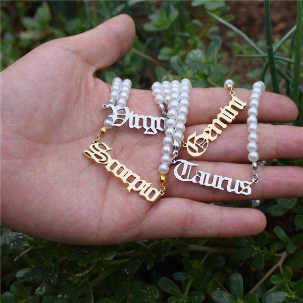 chokers 12 zodiac necklace for women imitation pearl gold gemini aries aquarius letter choker necklaces bff bridesmaid gift, Golden;silver
chokers 12 zodiac necklace for women imitation pearl gold gemini aries aquarius letter choker necklaces bff bridesmaid gift, Golden;silver