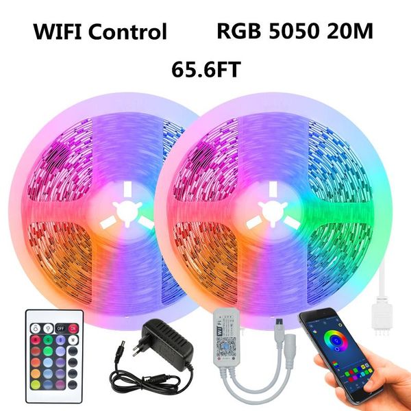 wifi 24 key waterproof rgb eu plug smart 65.6 ft ahout 20m eenvoudig te installeren geschikt voor familie kamer decoratie led strips
wifi 24 key waterproof rgb eu plug smart 65.6 ft ahout 20m eenvoudig te installeren geschikt voor familie kamer decoratie led strips