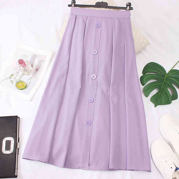 skirts skirts summer candy solid a-line twill drape single-breasted buttons pleated mid-calf long purple green blue ro9e, Black
skirts skirts summer candy solid a-line twill drape single-breasted buttons pleated mid-calf long purple green blue ro9e, Black