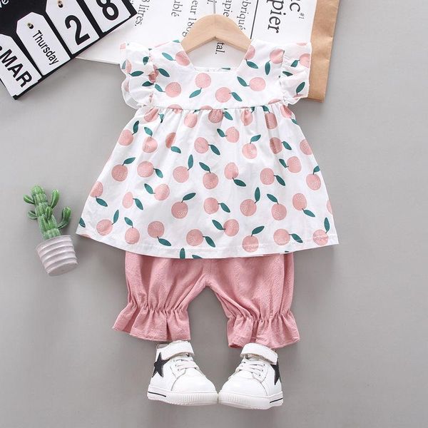 clothing sets baby girl set kids summer casual flare sleeve print t-shirt +shorts 2pcs girls sweet suit children clothes for 0-4t, White
clothing sets baby girl set kids summer casual flare sleeve print t-shirt +shorts 2pcs girls sweet suit children clothes for 0-4t, White