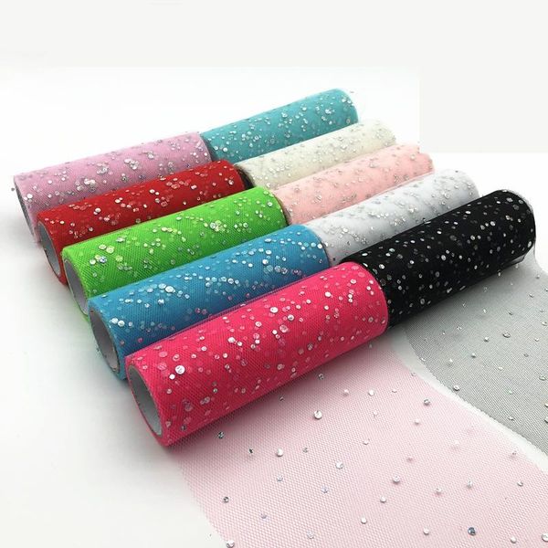 glitter sequin tulle roll 25 yard 15cm organza laser crafts tutu fabric wedding decoration white birthday party
glitter sequin tulle roll 25 yard 15cm organza laser crafts tutu fabric wedding decoration white birthday party