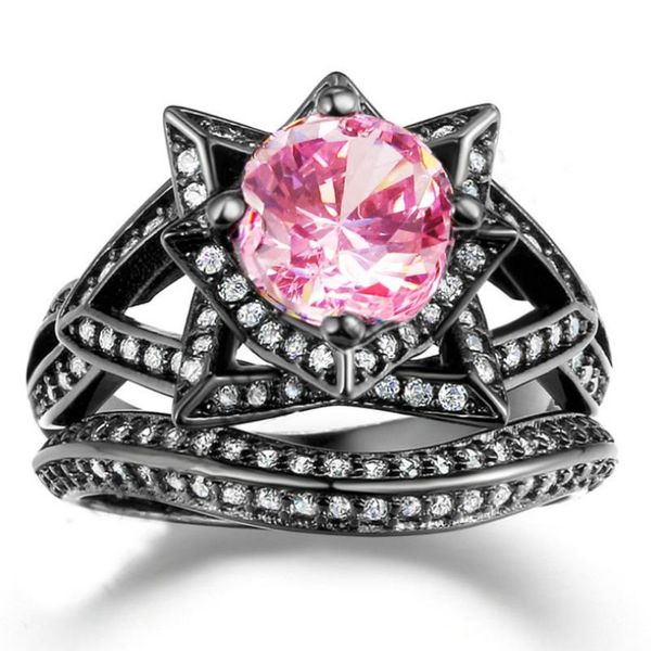 wedding rings yayi fashion women jewelry couple ring 2.5ct pink zircon cz black engagement party, Slivery;golden
wedding rings yayi fashion women jewelry couple ring 2.5ct pink zircon cz black engagement party, Slivery;golden